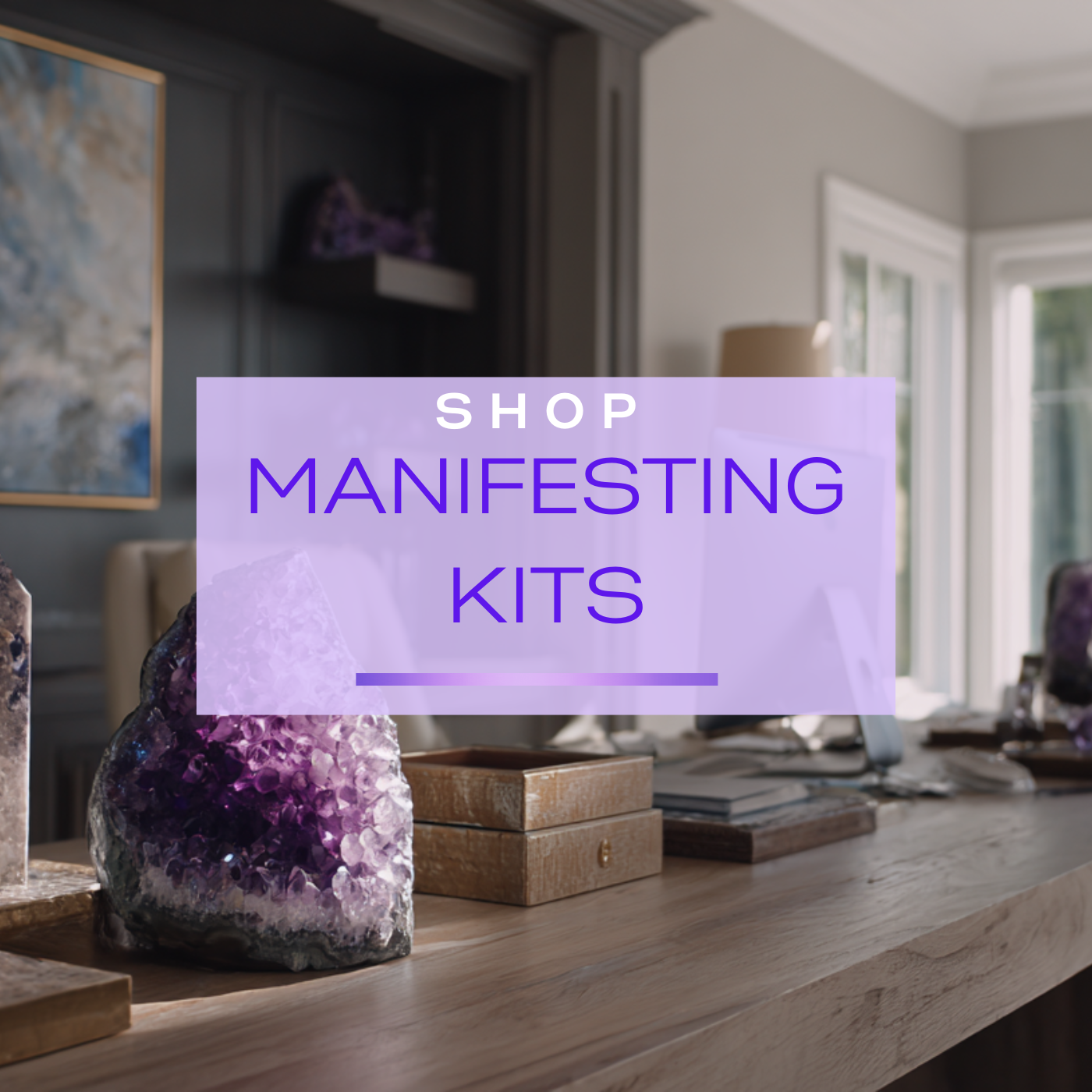 Shop our Dream Daringly Designs Manifestation Kits with affirmation cards and spiritual tools for self care, law of attraction and personal growth