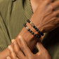 Celebrate Life - Matte Onyx Skull Charm Bracelet