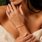 Balanced Outlook - Red String Evil Eye Charm Bracelet