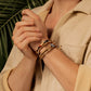Serene Fearlessness - Tiger's Eye Matte Jasper Chakra Bracelet
