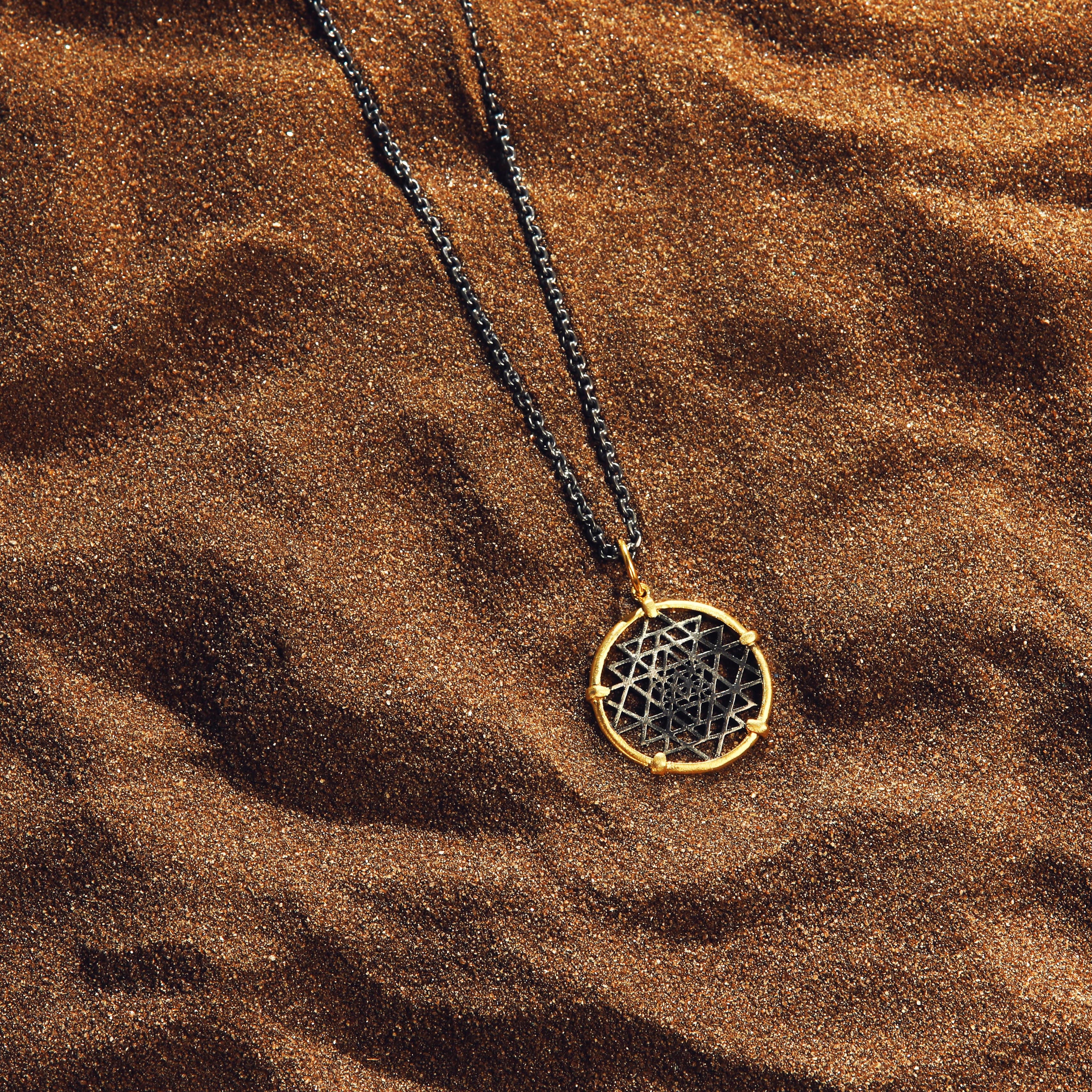 Spiritual Abundance - Sri Yantra Pendant Necklace
