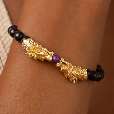 Dragonfire Harmony Garnet & Ruby Bracelet