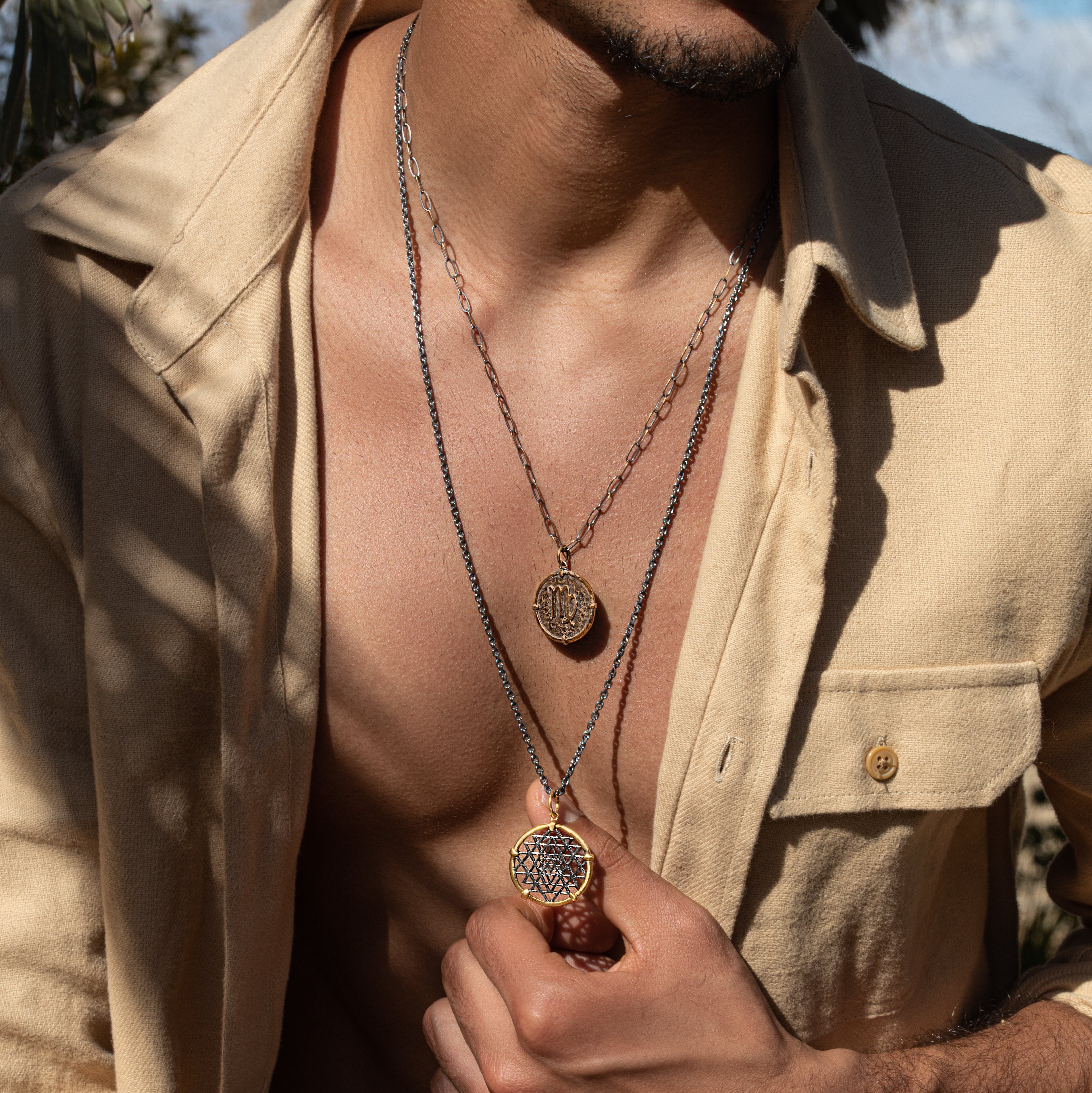 Spiritual Abundance - Sri Yantra Pendant Necklace