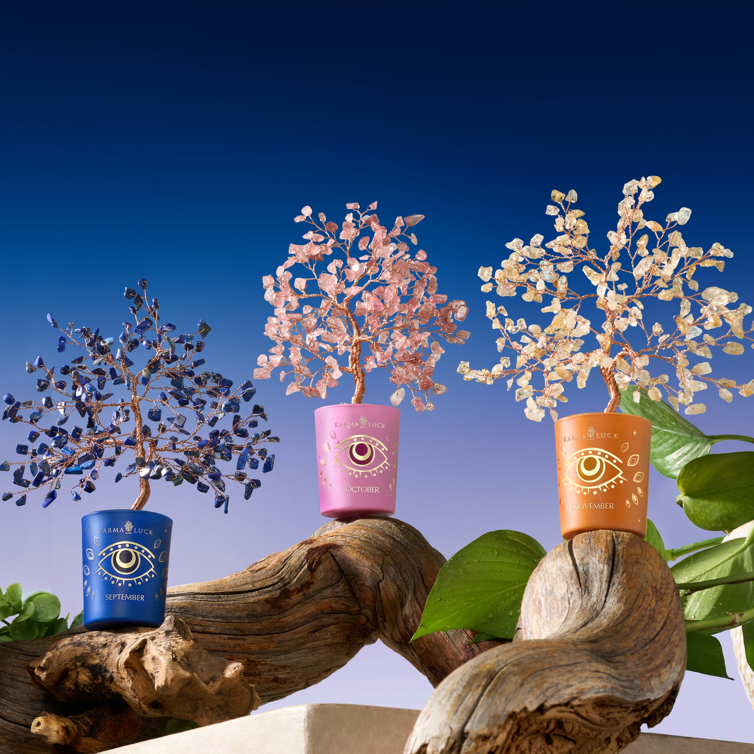 Intuitive Charm Lapis September Birthday Tree