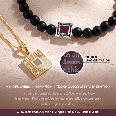 Eternal Wisdom Bible Nano Chip Necklace