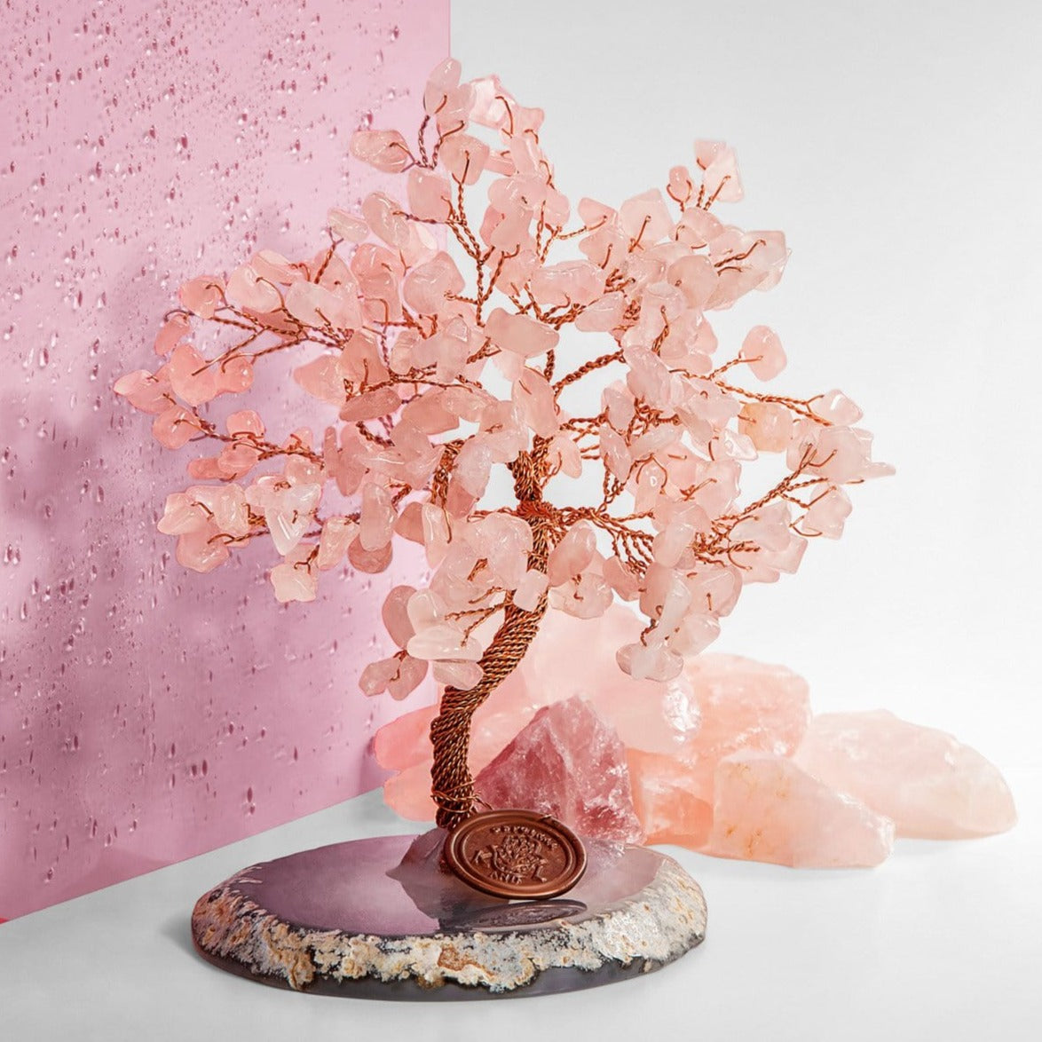 Love Harmony - Rose Quartz Feng Shui Tree