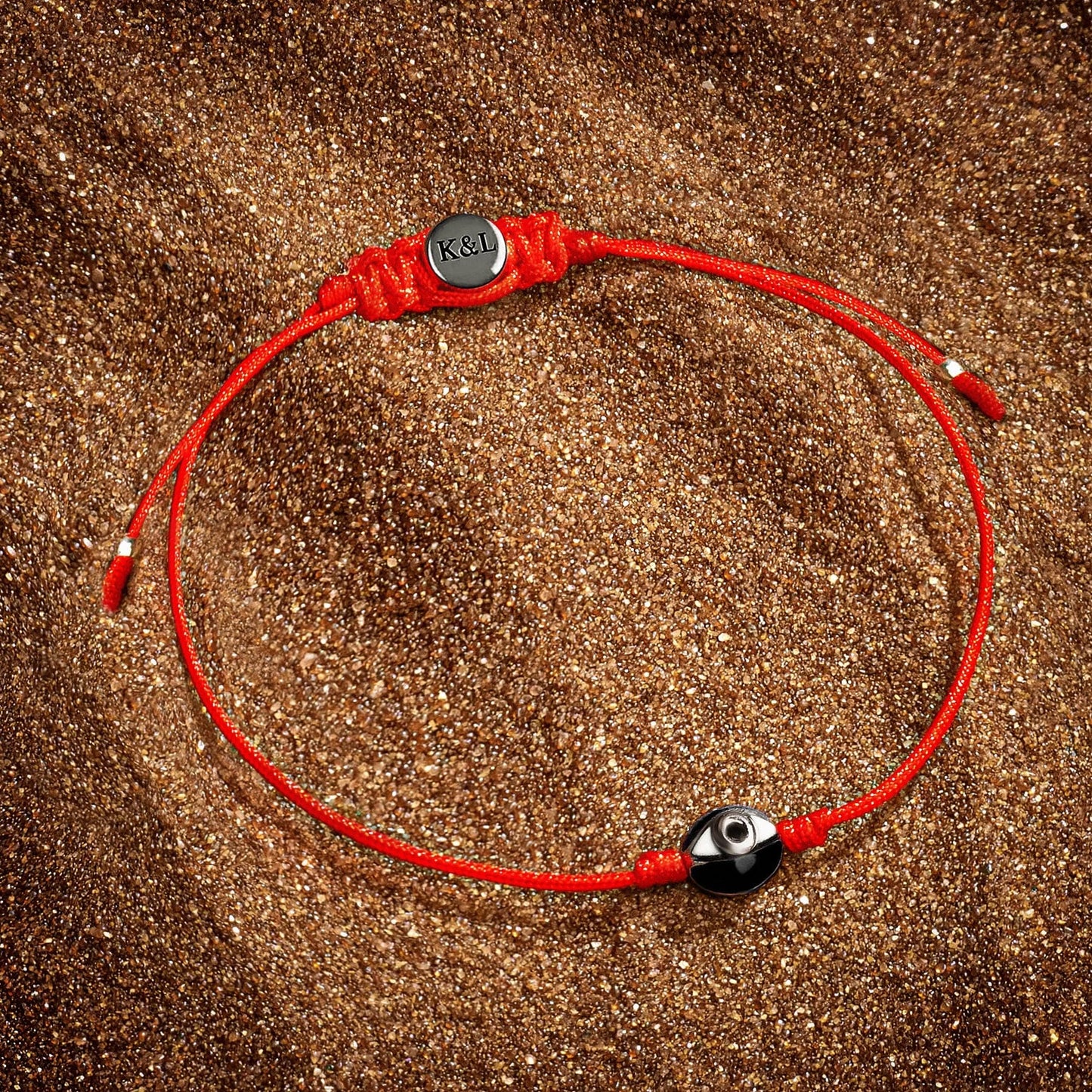 Fierce Protector - Evil Eye Red String Bracelet