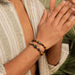 Sacred Temple - Tiger's Eye Onyx Cross Bracelet