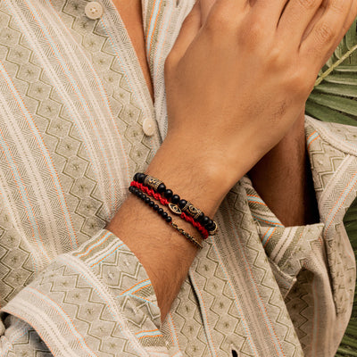 Highest Frequency - Triple Protection Matte Onyx Bracelet