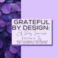 Grateful by Design: A Daily Journal for Intentional Joy