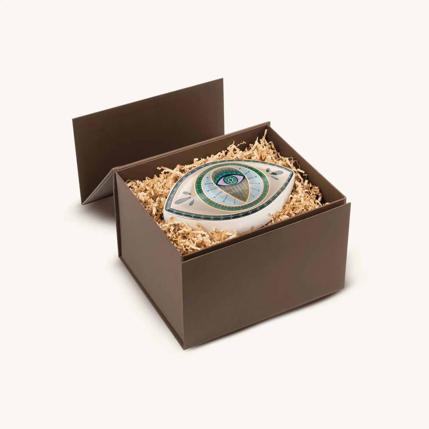 Protective Abundance - Evil Eye Ceramic Wall Blessing