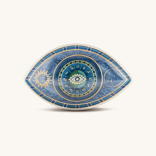 Celestial Unity - Evil Eye Ceramic Wall Blessing