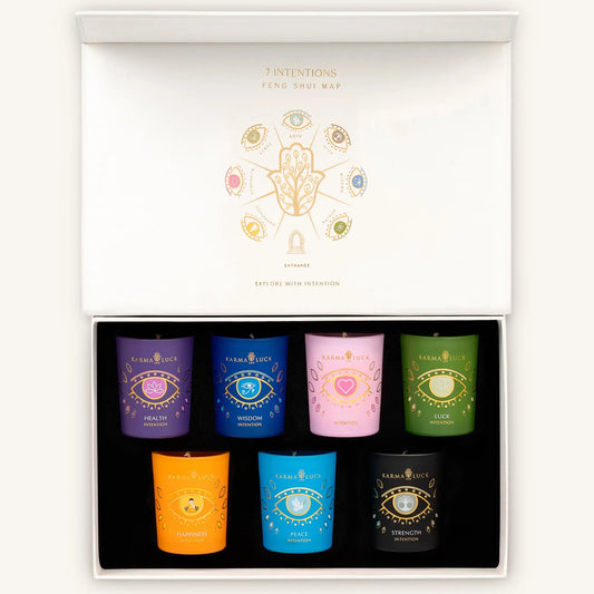 Manifest Peace - Seven Intention Candle Set