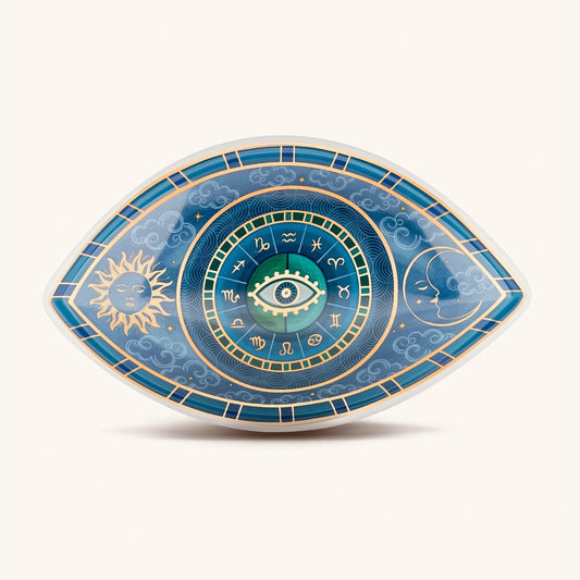 Celestial Unity - Large Ceramic Evil Eye Statue