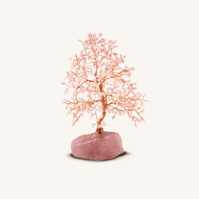 Spiritual Love - Rose Quartz Feng Shui Tree
