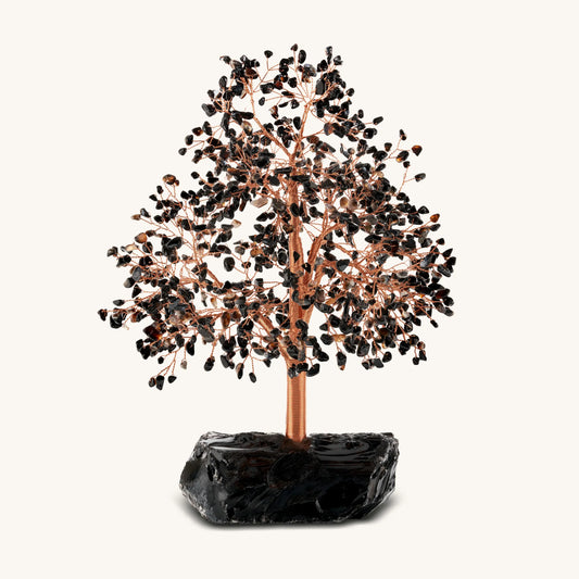 Grounded Awareness Black Onyx Feng Shui Tree
