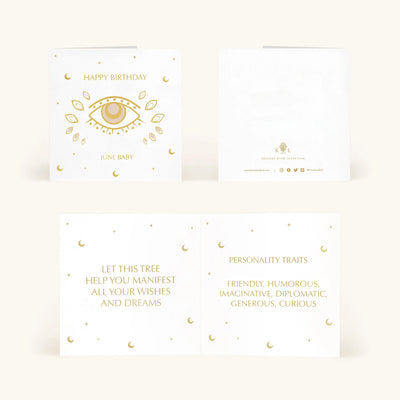 Ethereal Energy Pearl June Birthday Tree