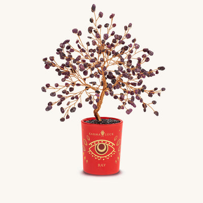 Courageous Heart Ruby July Birthday Tree