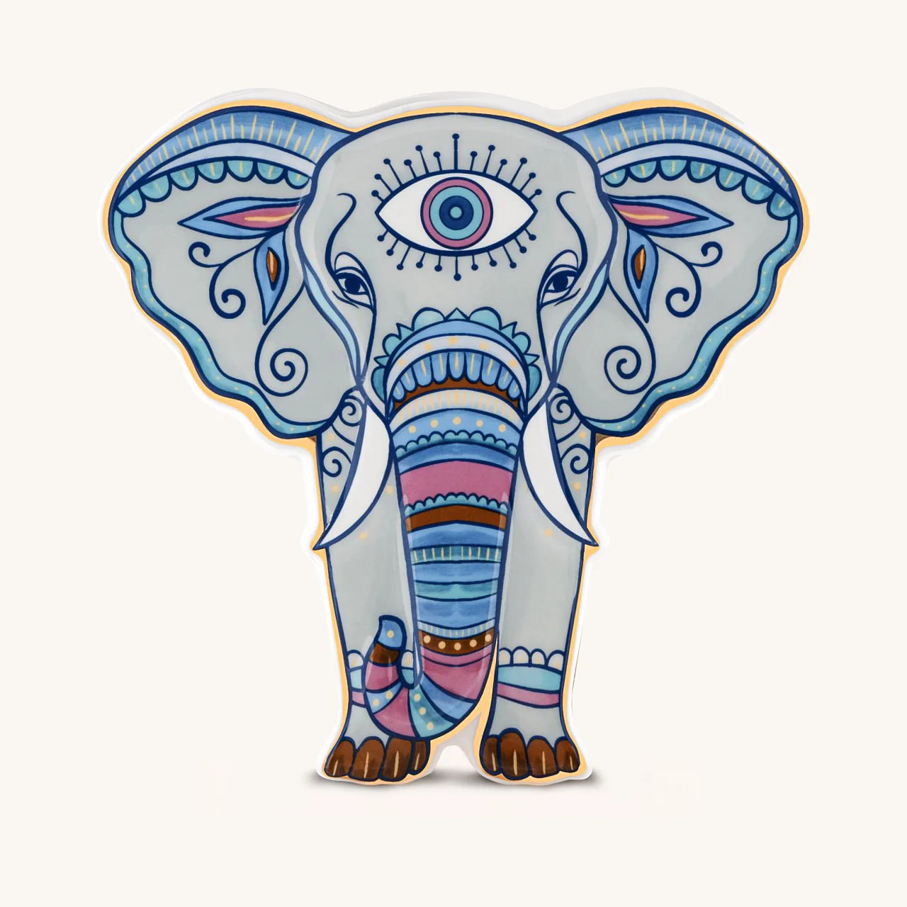 Serene Perspective Elephant Wall Blessing