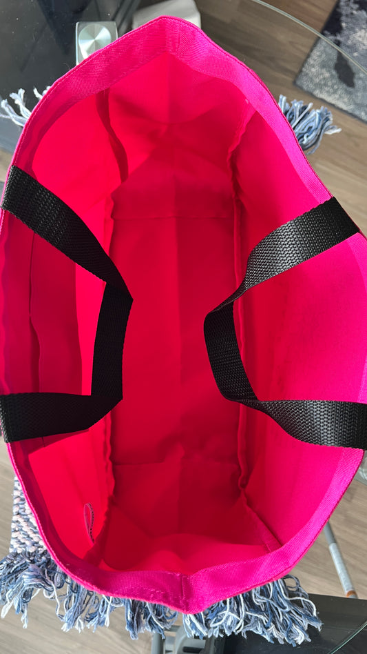 🌺 Tropical Pink Affirmation Mandala Tote