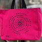 🌺 Tropical Pink Affirmation Mandala Tote