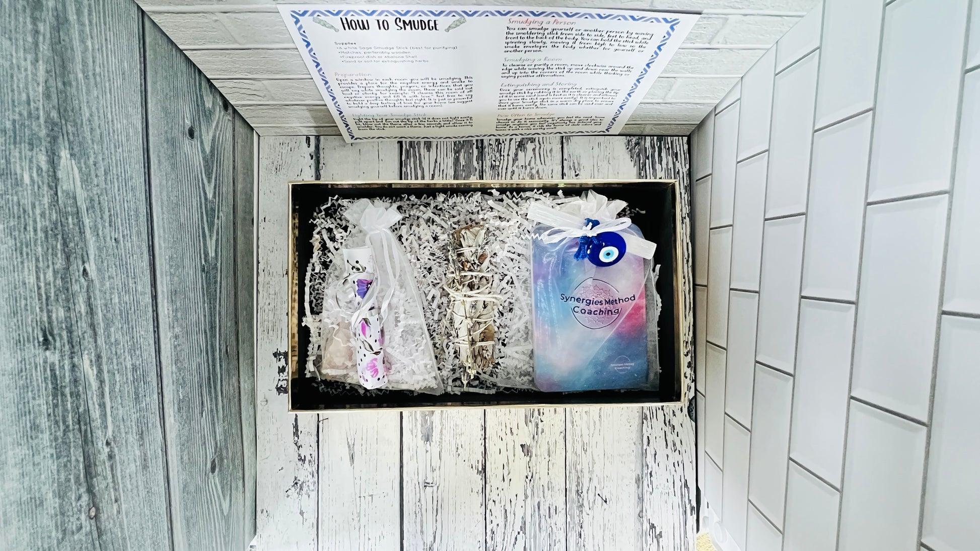 Dream Daringly Designs Gold 'Manifesting Abundance' Box Top View