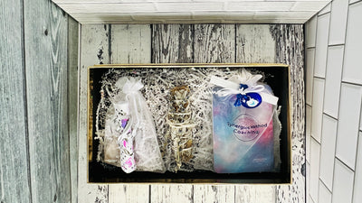 Dream Daringly Designs Gold 'Manifesting Abundance' Box Close Up Top View