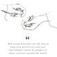 Exuberant Optimism - Red String Chain Hamsa Bracelet