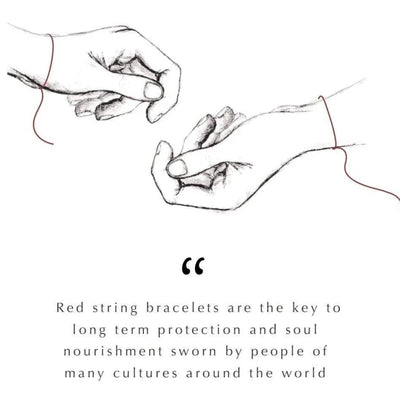 Embodied Energy - Red String Tennis Bracelet