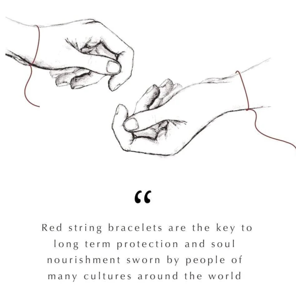 Embodied Energy - Red String Tennis Bracelet