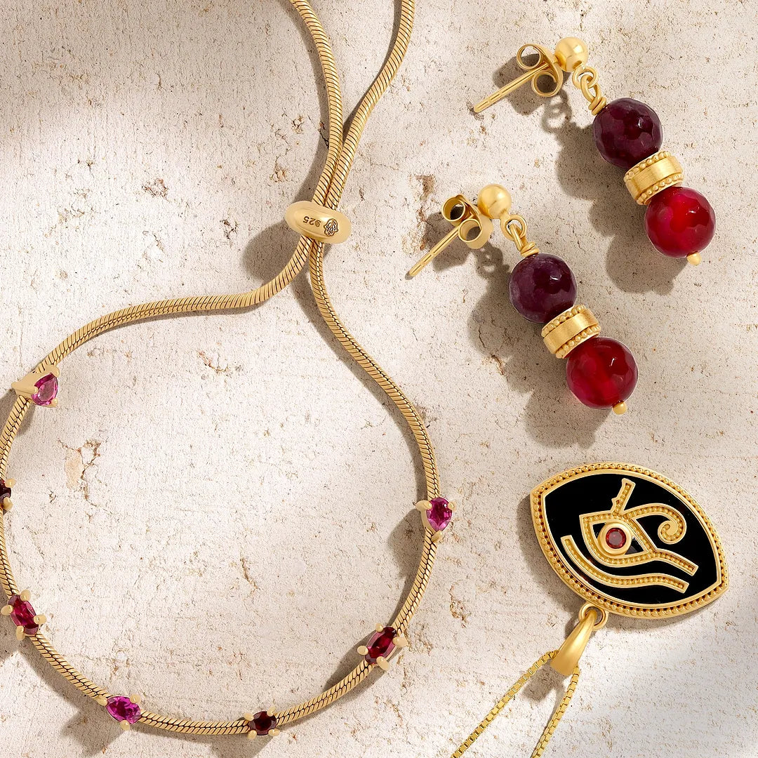 Radiant Vigil Eye of Horus Necklace