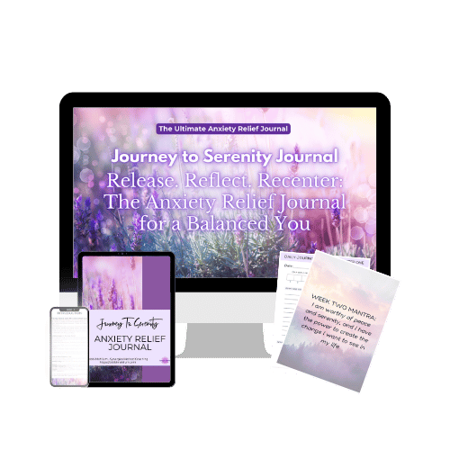 Journey to Serenity: The Anxiety Relief Journal for a Balanced You