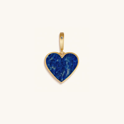 Love’s Wisdom Lapis Lazuli Heart Charm