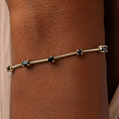 Midnight Flow Onyx Bolo Bracelet