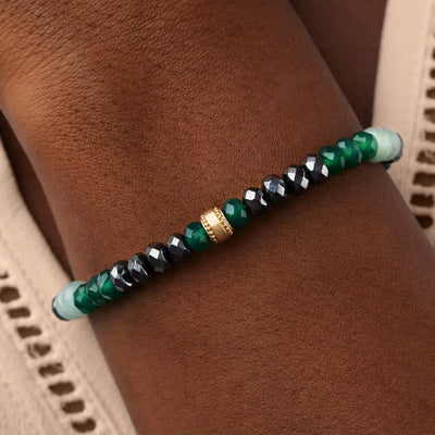 Aurora Essence – Stretch Gemstone Bracelet
