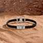 Sacred Abundance Men’s Black String Bracelet