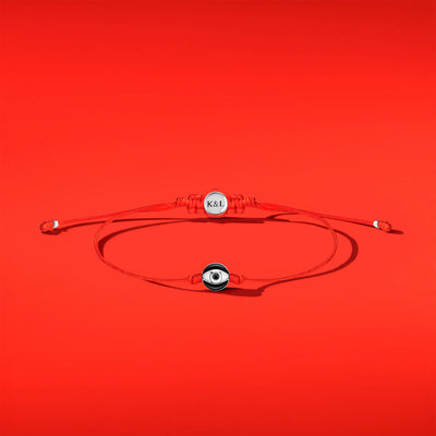 Fierce Protector - Evil Eye Red String Bracelet