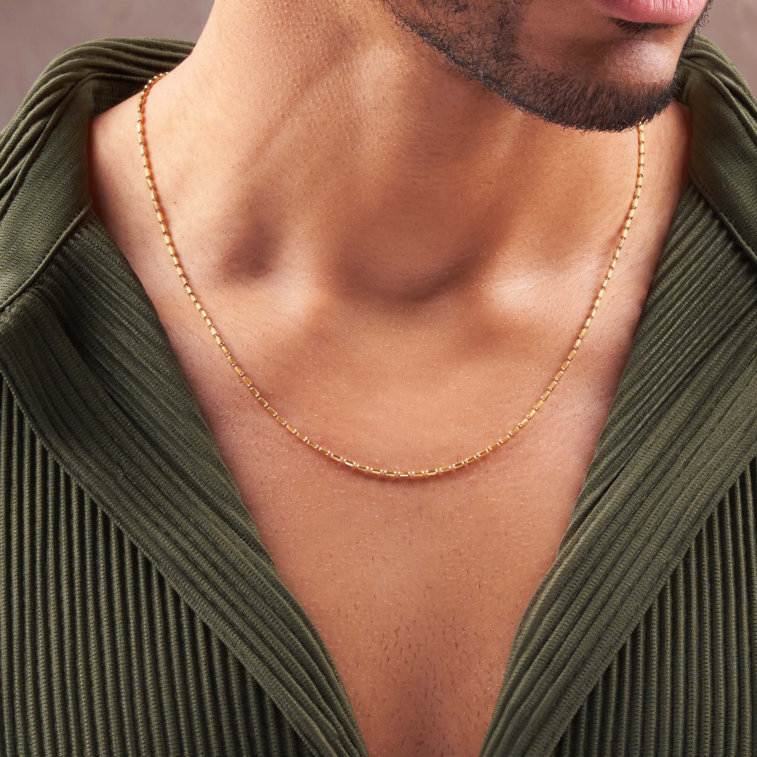 Infinite Energy - Diamond Cut Gold Necklace