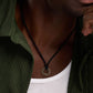 Soulful Exploration Onyx Karma Circle Black String Necklace