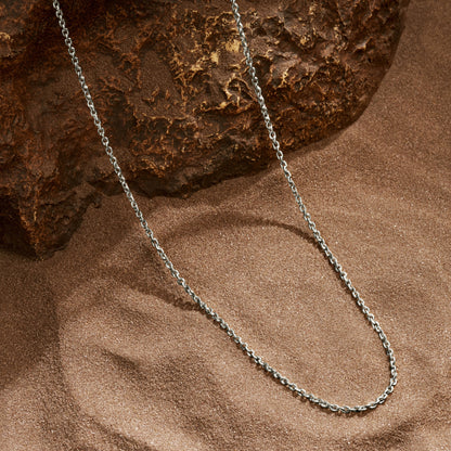 Soulful Harmony Silver Box Chain