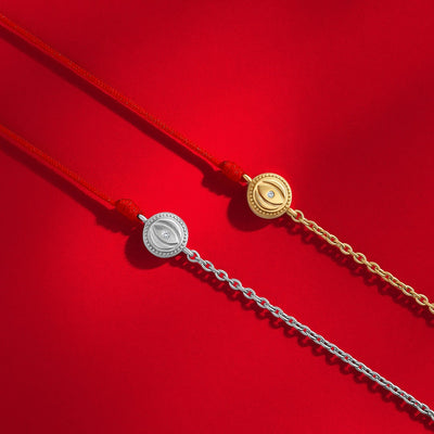 Radiant Safeguard Red Evil Eye Bracelet