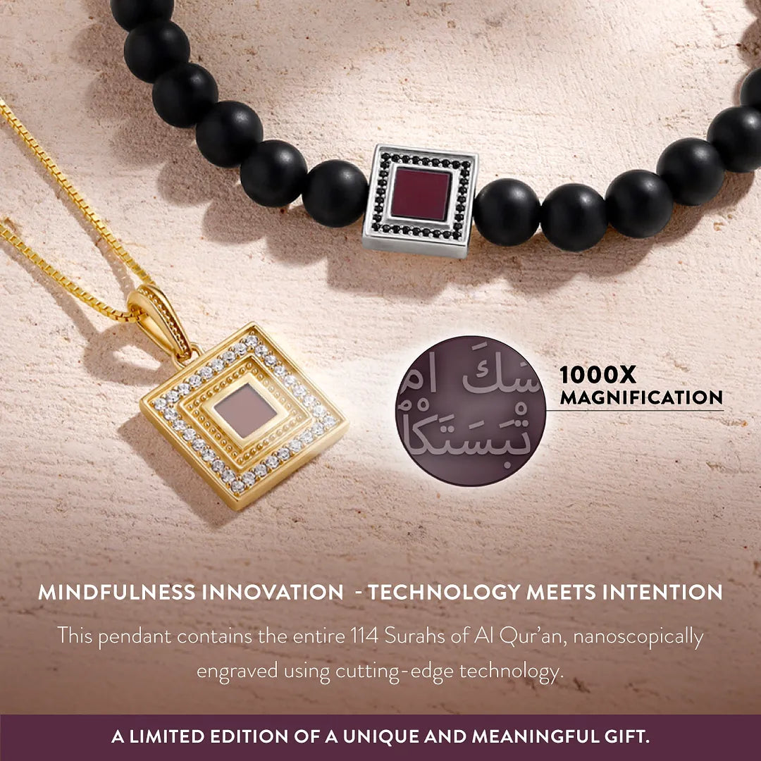 Eternal Script Quran Nano Chip Necklace