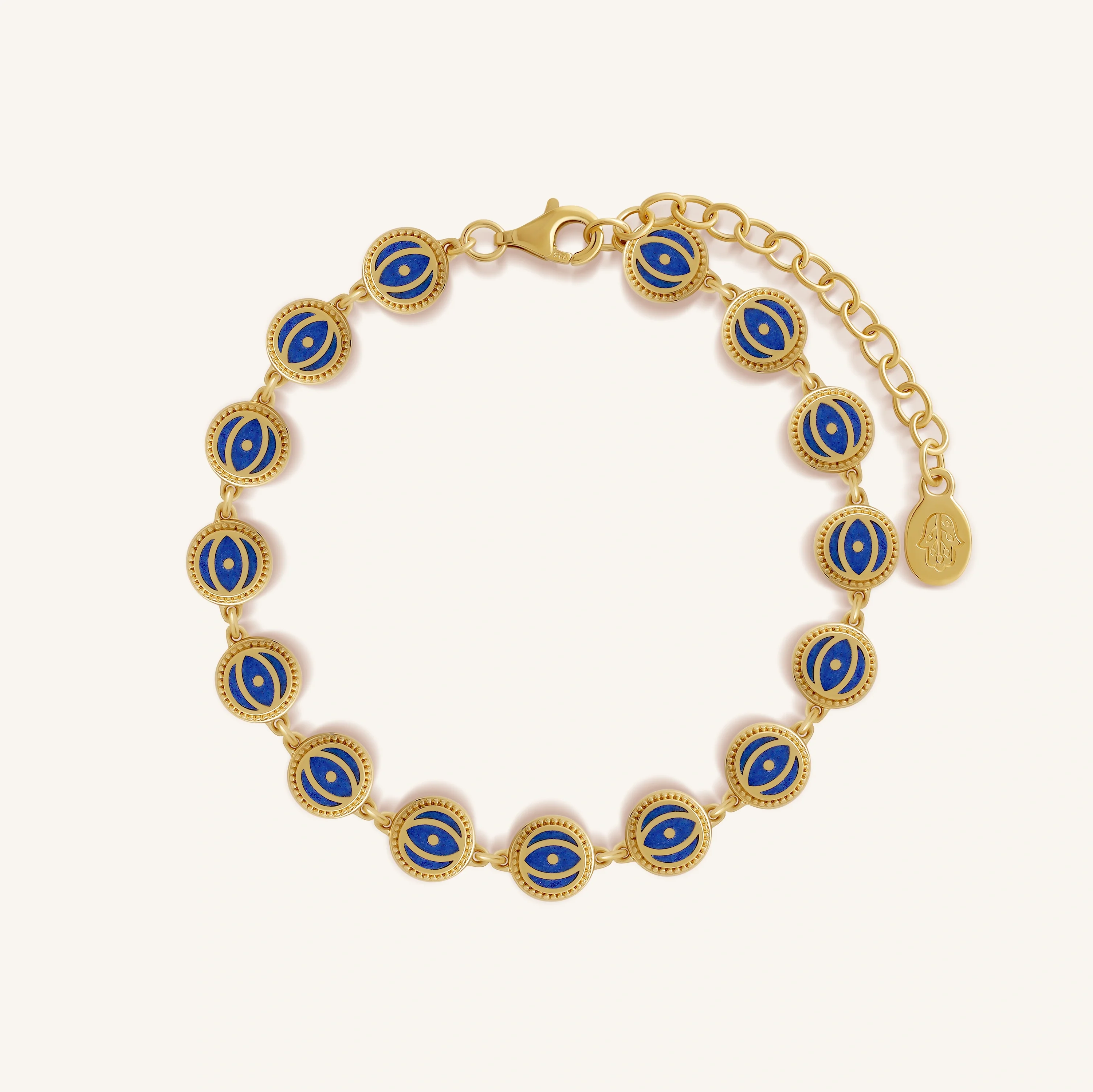 Celestial Insight Lapis Evil Eye Bracelet