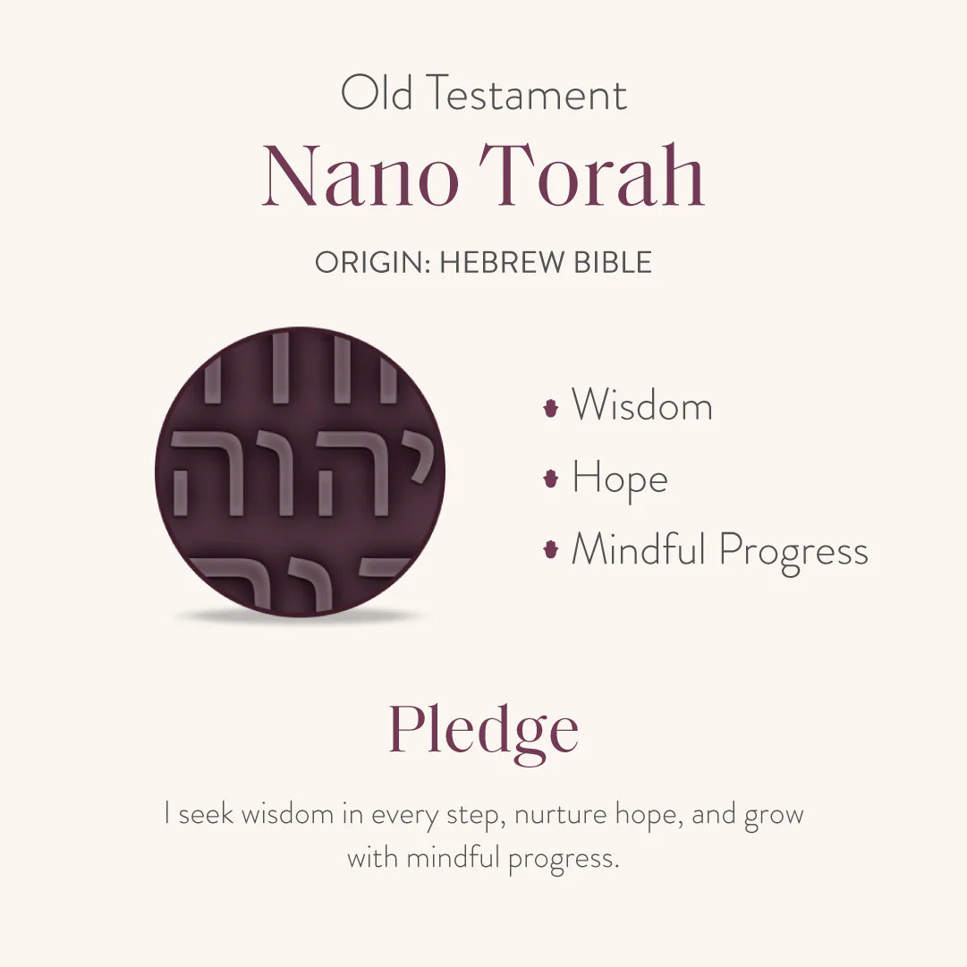 Illuminated Vision Sapphire Torah Nano Chip Necklace