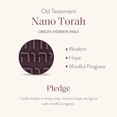 Illuminated Vision Sapphire Torah Nano Chip Necklace