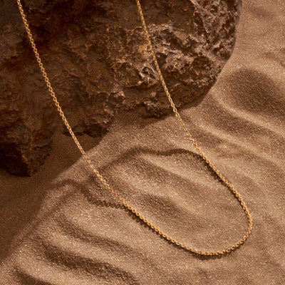 Radiant Harmony Gold Cable Chain