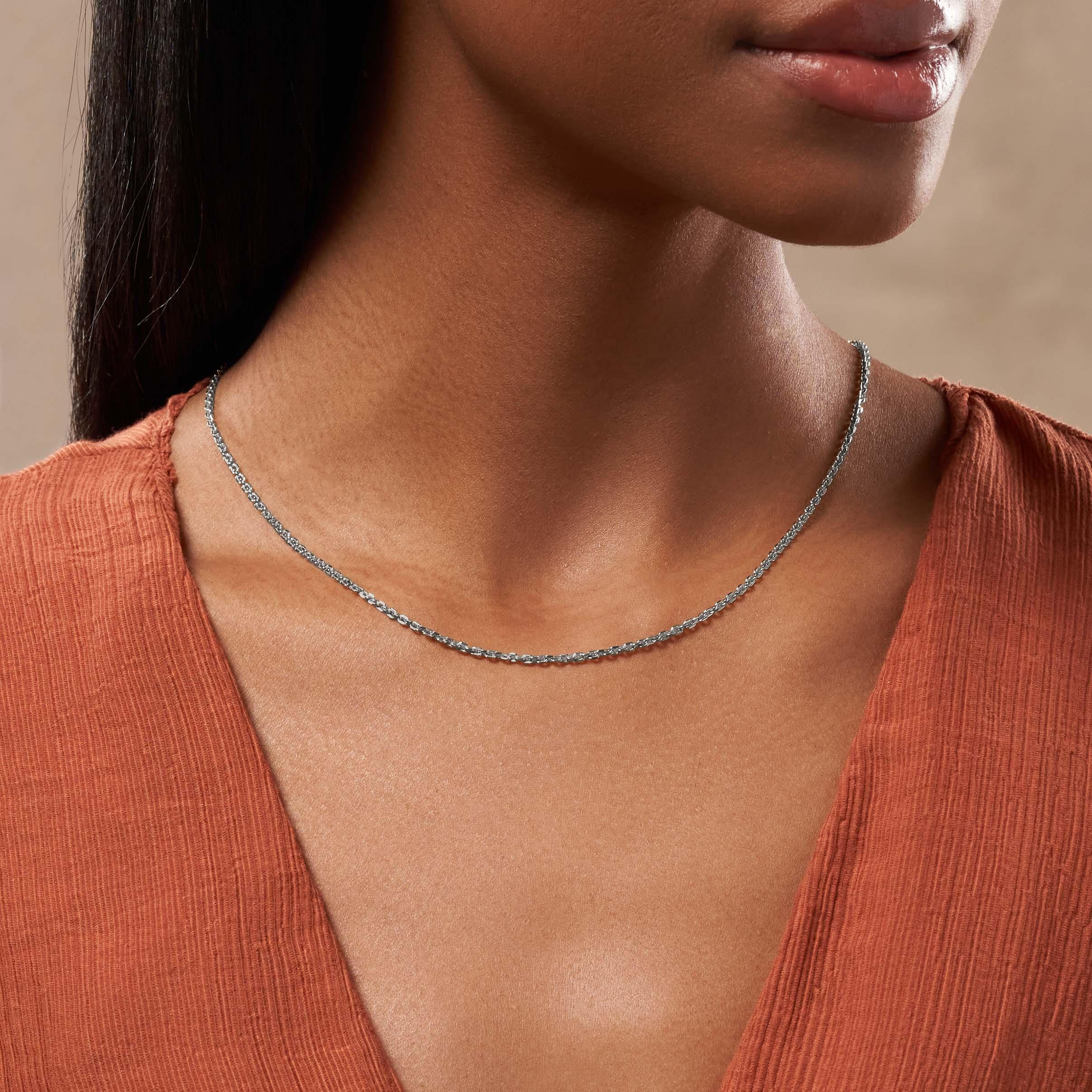 Unbreakable Connections Sterling Silver Cable Chain