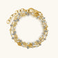 Divine Happiness - Citrine Labradorite Moonstone Wrap