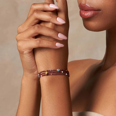 Passionate Spirit - Garnet January Birthstone Wrap