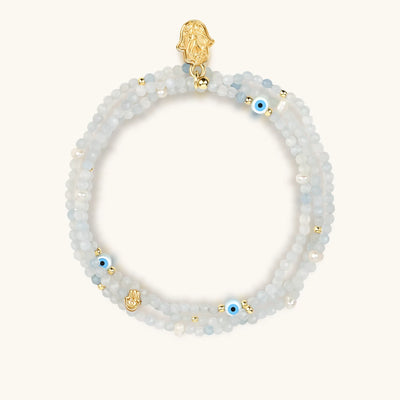 Dreamy Spirit - Aquamarine March Birthstone Wrap